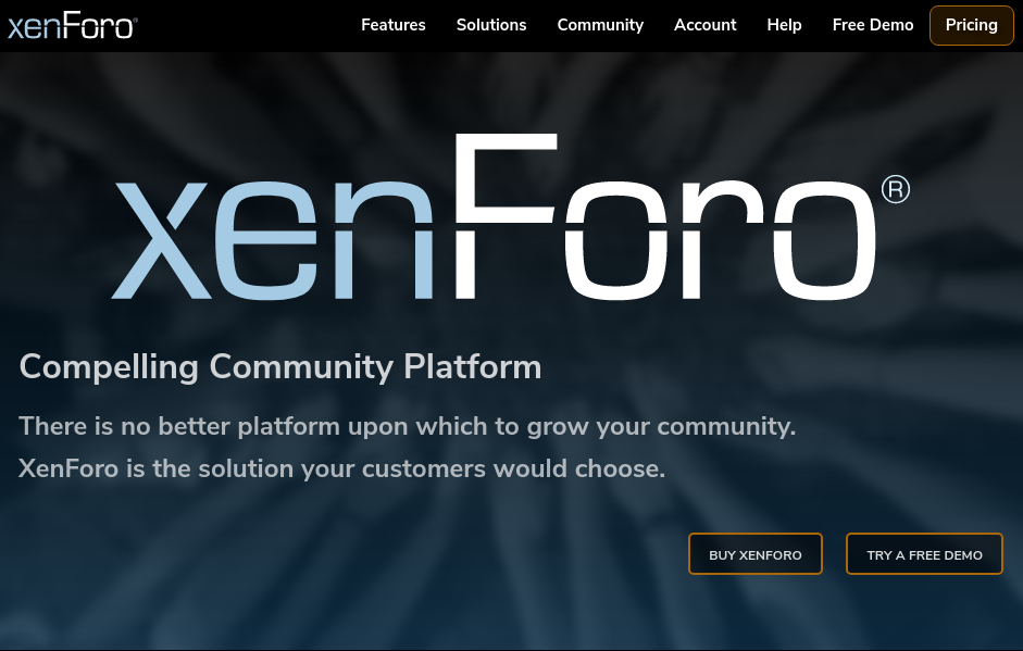 Item 'XenForo Community platform software'